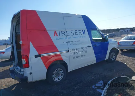 2018 Nissan Nv Cargo Nv2500 Hd Sv V8 z USA, uszkodzony, nr VIN 1N6AF0LY4JN813055